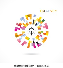 Creative circle abstract vector logo design template. Corporate business technology creative logotype symbol.Vector illustration