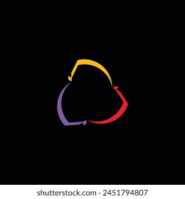 Creative circle colorful vector logo design