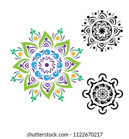 Creative Circle Design of Chakra