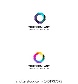 Creative Circle Logo Design Vector Stock Vector (Royalty Free) 1401937595