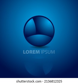 Elementos de plantilla de diseño de iconos de logotipo creativo. Logotipo de círculo gradiente abstracto.