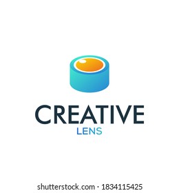 Creative circle logo, lens design concept, circle energy, power logo design, ball logo