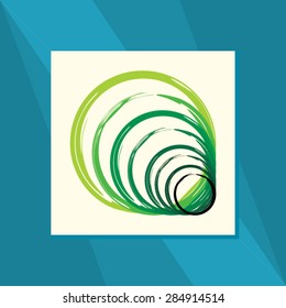 creative circle pattern vector illustration 