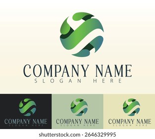 A creative classic sphere in logo design.
