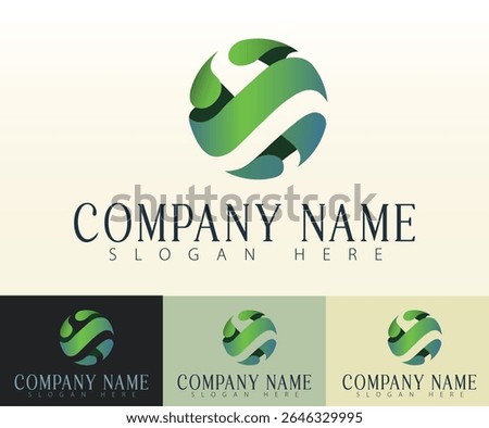 A creative classic sphere in logo design.