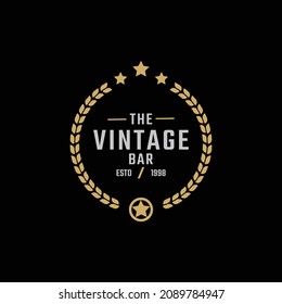 Creative Classic Vintage Retro Label Badge for Gentleman Cloth Apparel Logo Design Inspiration