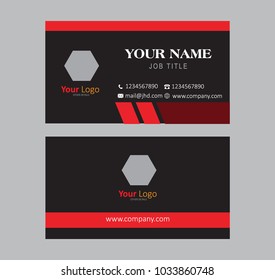 creative clean and abstract business card designs