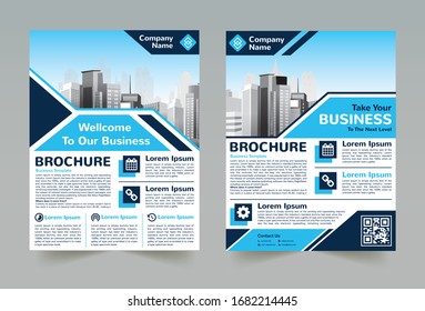 Creative and Clean abstract Business vector template for Brochure design, cover modern layout, poster, flyer in A4  for using personal or marketing purposes