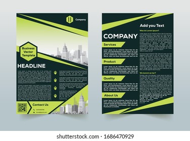 Creative and Clean abstract Business vector template for Brochure design, cover modern layout, poster, flyer in A4  for using personal or marketing purposes