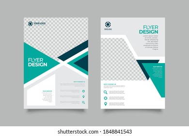 Kreative und saubere abstrakte Business-Vektorgrafik-Vorlage für Broschüren, modernes Layout, Plakat, Flyer in A4 für persönliche Zwecke oder Marketingzwecke