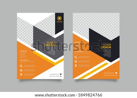Creative and Clean abstract Business vector template for Brochure design, cover modern layout, poster, flyer in A4 for using personal or marketing purposes