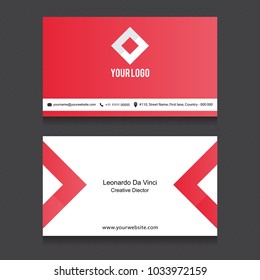 Creative and Clean business card design vector illustration. Fully editable designs for corporate, real estate, finance, start up, and technology brands.