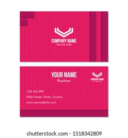 creative and clean business card design template. 