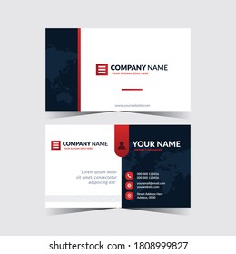 Creative and clean business card design template