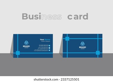 Creative and clean Business card design Template. Modern Business card design. Elegant Business card design.  Personal visiting card design.