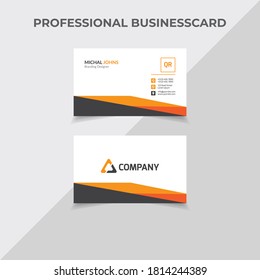  Vector de plantillas de tarjetas de visita creativo y limpio 