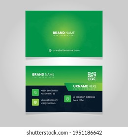 Plantilla De Tarjeta De Negocio Creativa Y Limpia