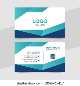 plantilla de tarjeta de negocios creativa y limpia