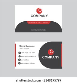 Creative and Clean Business Card Template eps 10