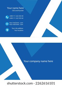 Creative and Clean Business Card Template.