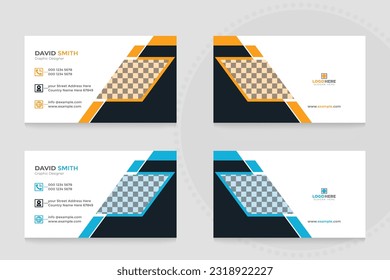 Creative and clean Business card template 