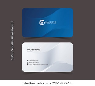 Creative and Clean Business Card Template Design