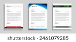 Creative and Clean business Letterhead design template. Letter head stationery design