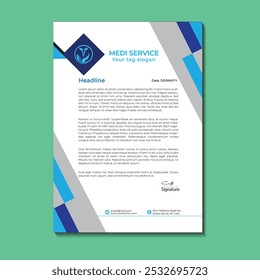  Creative and Clean business style letterhead bundle of your corporate project design. Set to print with vector and illustration. 
