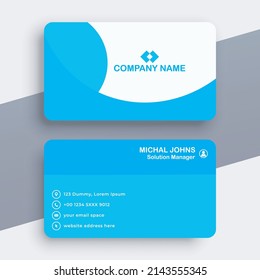 Creative and Clean Corporate Business Card Template