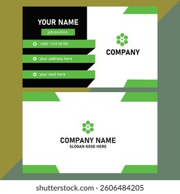 Creative and clean corporate business card template