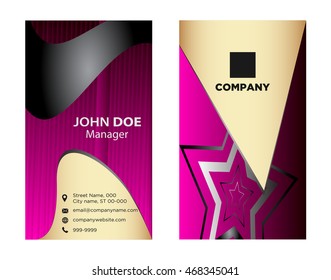 Creative and Clean Corporate Business Card Template
