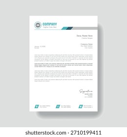 Creative Clean Corporate Letter Head Template