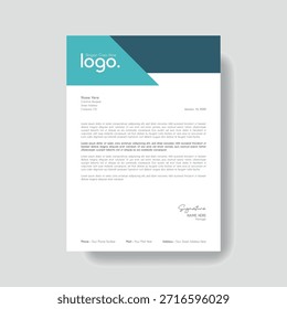 Creative Clean Corporate Letter Head Template