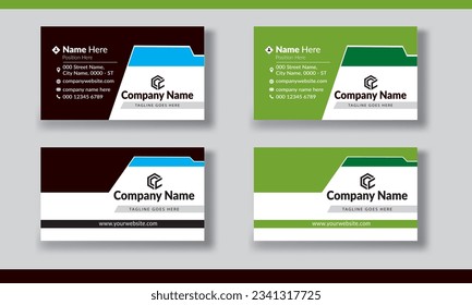 Creative  Clean Double sided Business Card Template