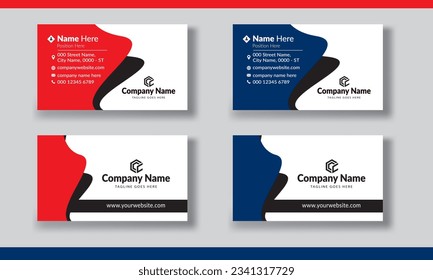 Creative  Clean Double sided Business Card Template
