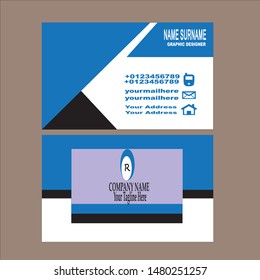 Creative and Clean Double-sided Business Card Template