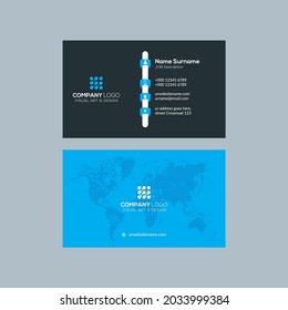Creative and Clean Double-sided Business Card Template