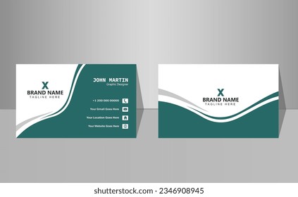 Creative and Clean Double-sided Business Card Template