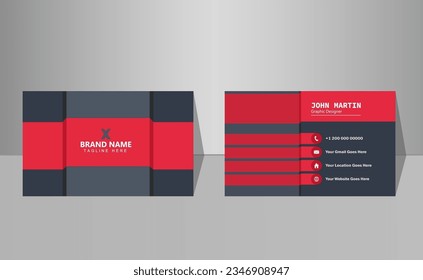 Creative and Clean Double-sided Business Card Template