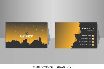 Creative and Clean Double-sided Business Card Template