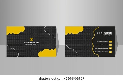 Creative and Clean Double-sided Business Card Template