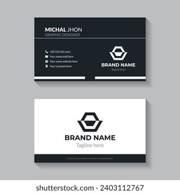 Creative and Clean Double-sided Business Card Template