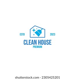 Creative Clean Home Logo Design Vektorgrafik Idee