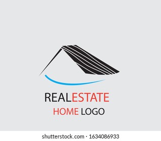 creative clean home logo. For real estate.
