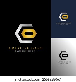 creative and clean logo letters OC or Co, vector design