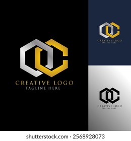 creative and clean logo letters OC or Co, vector design