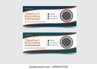 Creative, Clean, Modern and Elegant Business Facebook Cover Design.