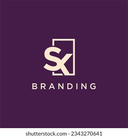 logotipo creativo y moderno de iniciales de sk