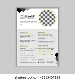 creative clean resume design template