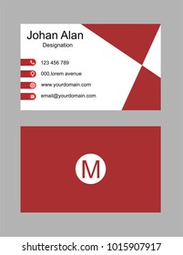 Creative and Clean Vector Business Card Template